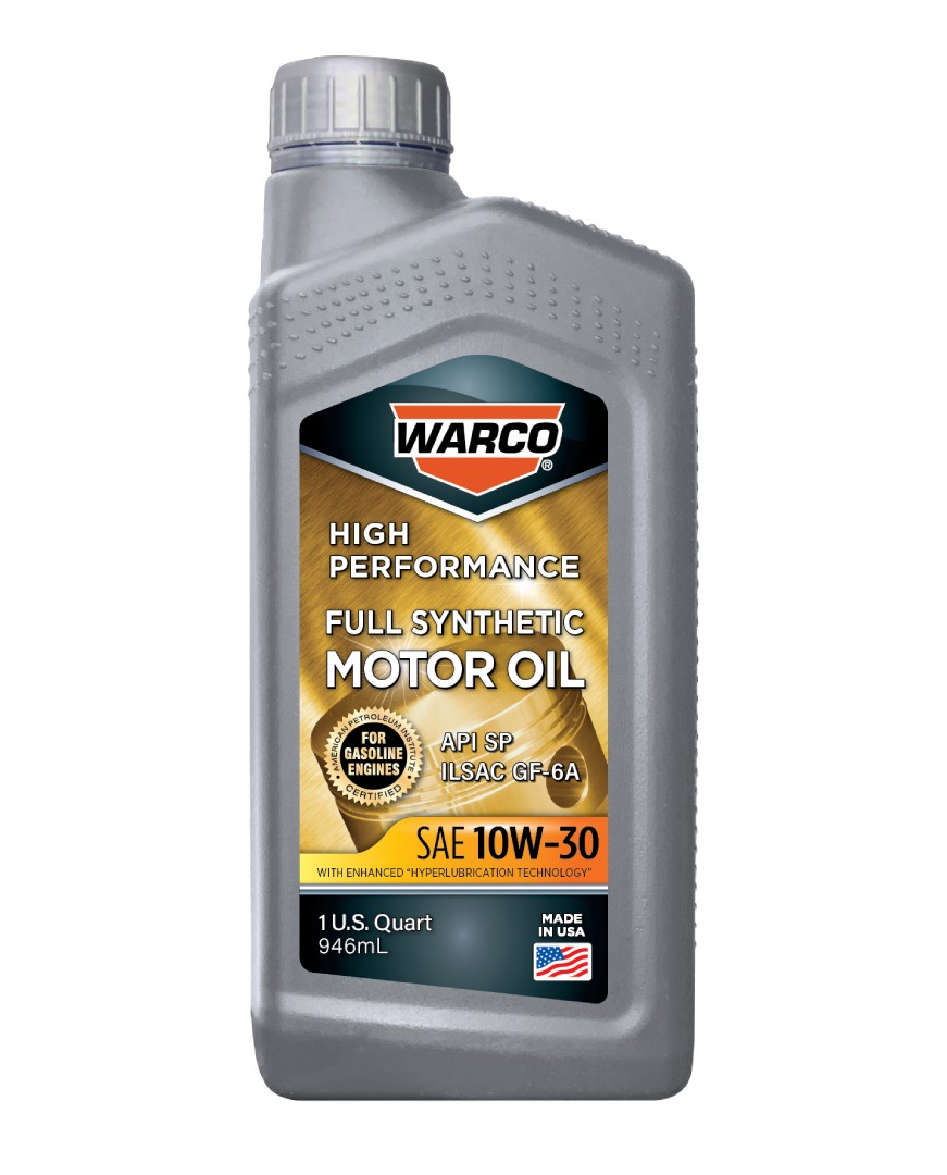 WARCO Full Synthetic SAE 10W-30 Motor Oil